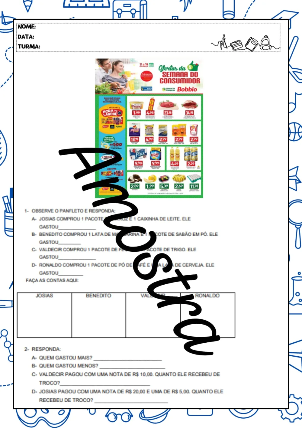 Atividades Eja — Pronto para Imprimir