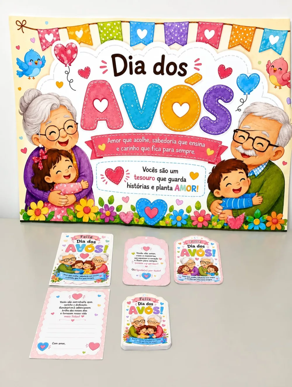 Kit Dia dos Avós — Pronto para Imprimir