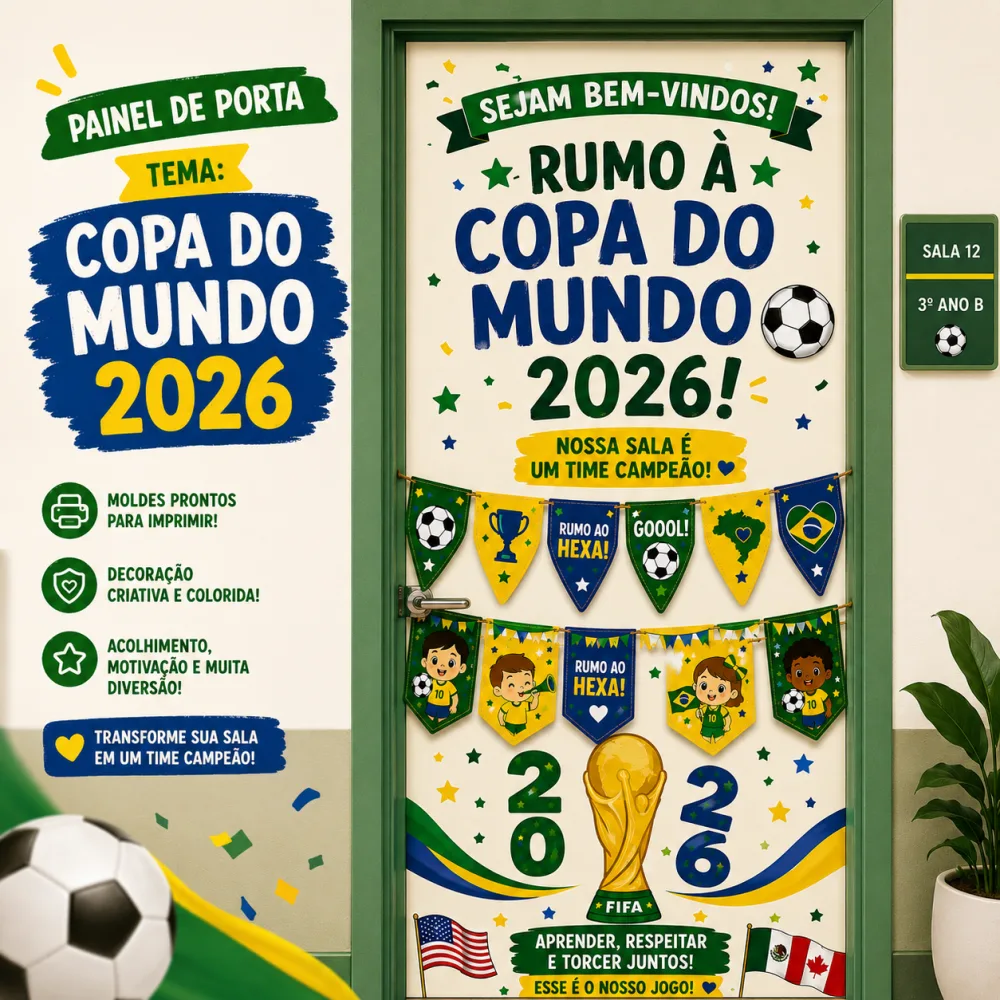 Painel Copa — Pronto para Imprimir