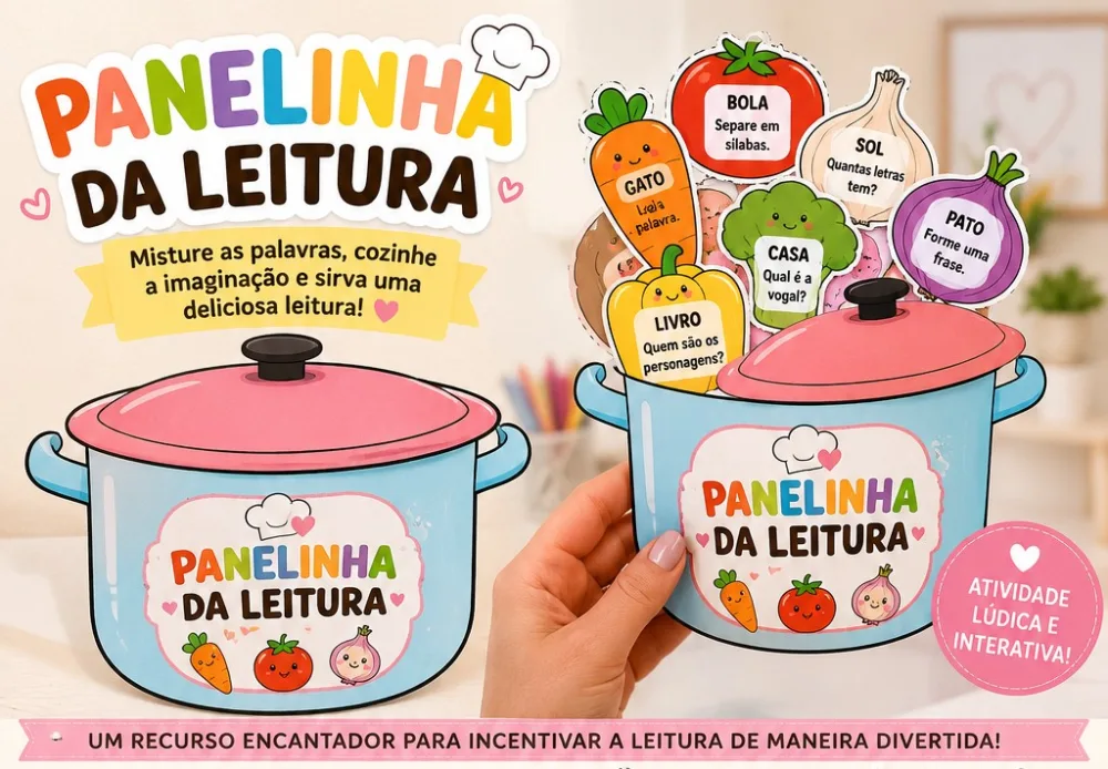 Panelinha da Leitura — Pronto para Imprimir